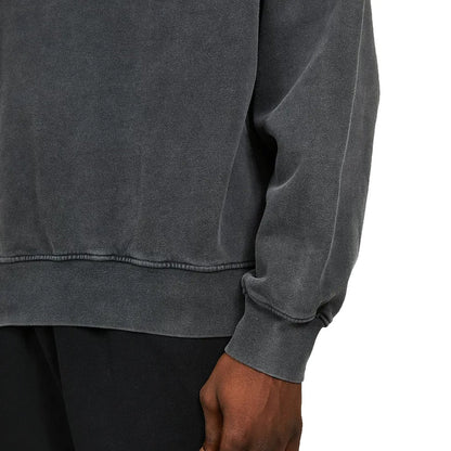 Vintage Styl Sweter z Okrągłym Kołnierzem, Luźny Męski | Idealny na Jesień/Zimę
