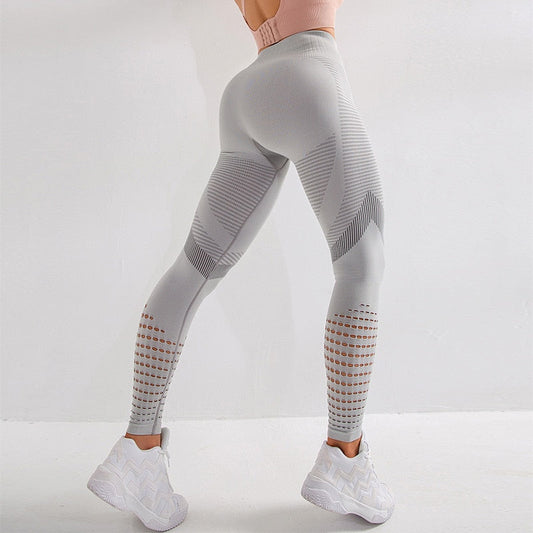 Damskie Leginsy Sportowe z Wysokim Stanem