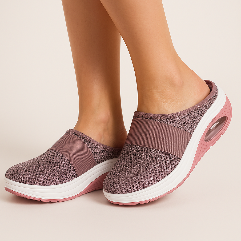 Damskie Buty z Przewiewną Siatką