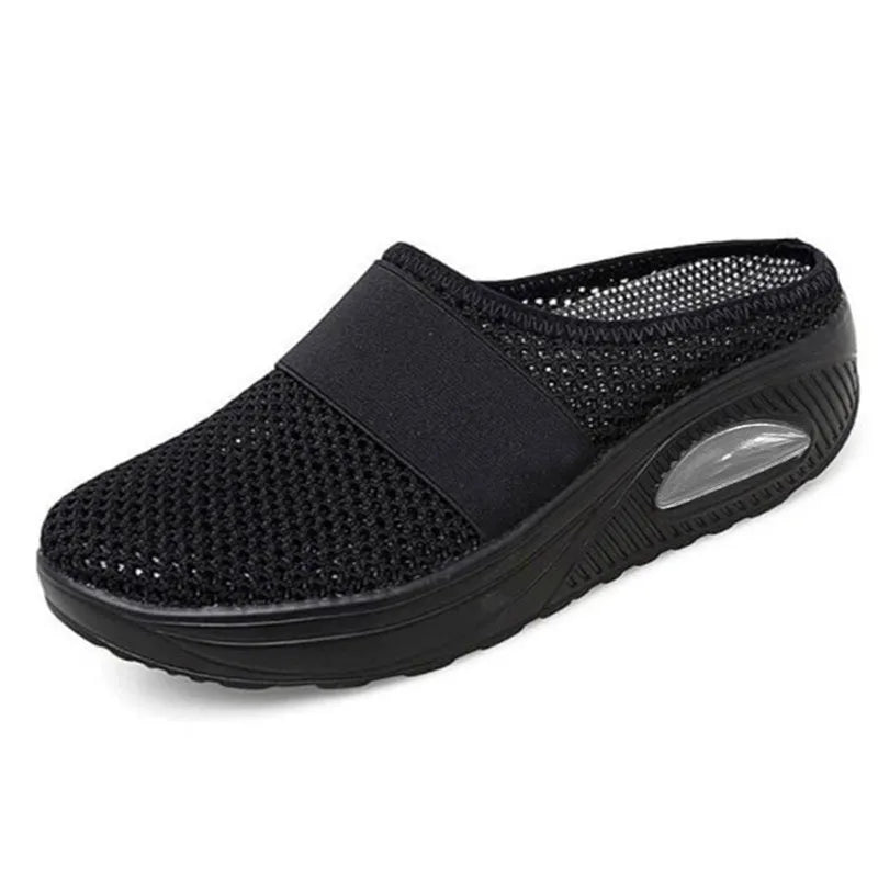 Damskie Buty z Przewiewną Siatką