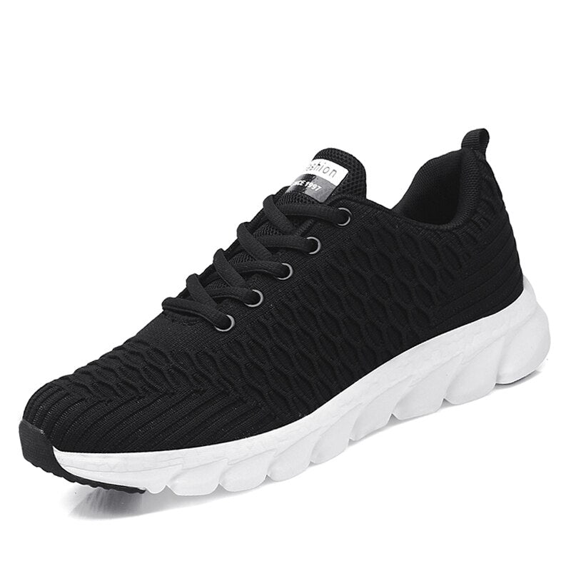 Damskie Wygodne Oddychające Sneakersy z Gumową Podeszwą z Elastyczną Konstrukcją