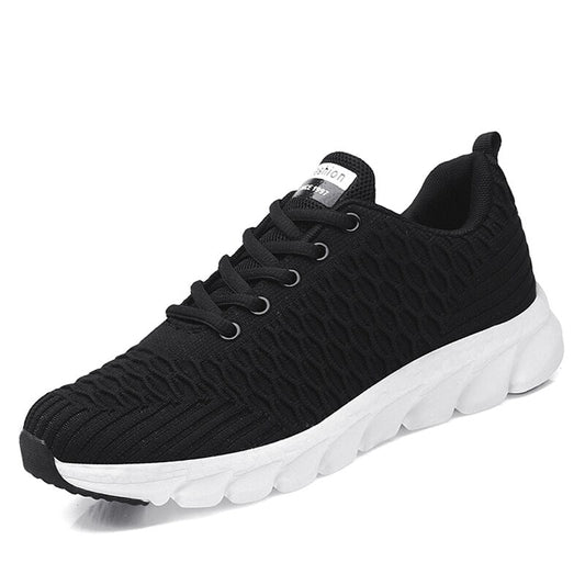 Damskie Wygodne Oddychające Sneakersy z Gumową Podeszwą z Elastyczną Konstrukcją