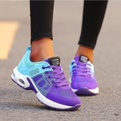 Męskie Stylowe Tekstylne Sneakersy z Wzmocnieniem i Wyściełanym Kołnierzem