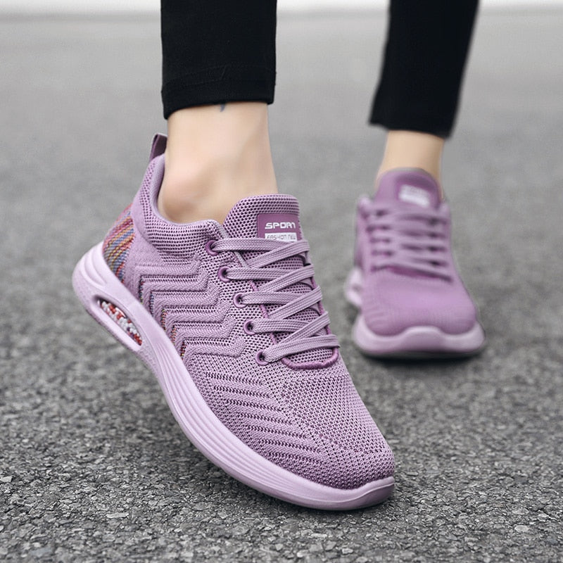 Variant image for Kobiece Eleganckie Tekstylne Sneakersy z Wyściółką i Amortyzującą Podeszwą-13