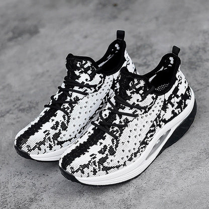 Unisex Komfortowe Tekstylne Sneakers z Powietrzną Podeszwą