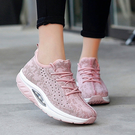Unisex Komfortowe Tekstylne Sneakers z Powietrzną Podeszwą