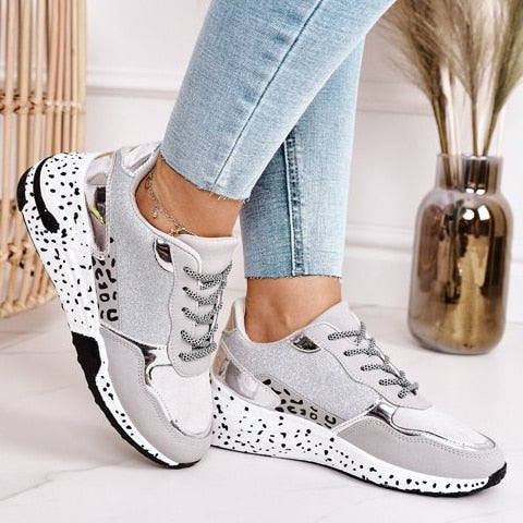 Męskie Wygodne Tkaninowe Sneakersy z Gumową Podeszwą z Wsparciem