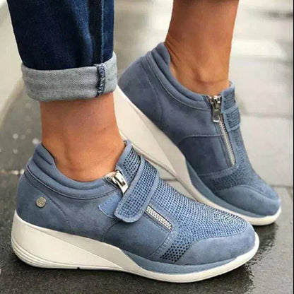 Variant image for Damskie Stylowe Orthopedyczne Sneakersy z Amortyzującą Podeszwą i Zapięciem na Zamek Błyskawiczny-18
