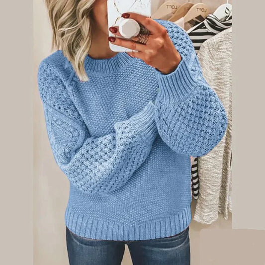 Damski Elegancki Sweter z Wysokiej Jakości Materiału z Komfortowym Krojem