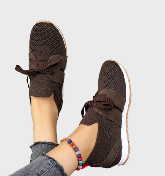 Damskie Wygodne Oddychające Sneakersy z Siatki z Elastyczną Podeszwą