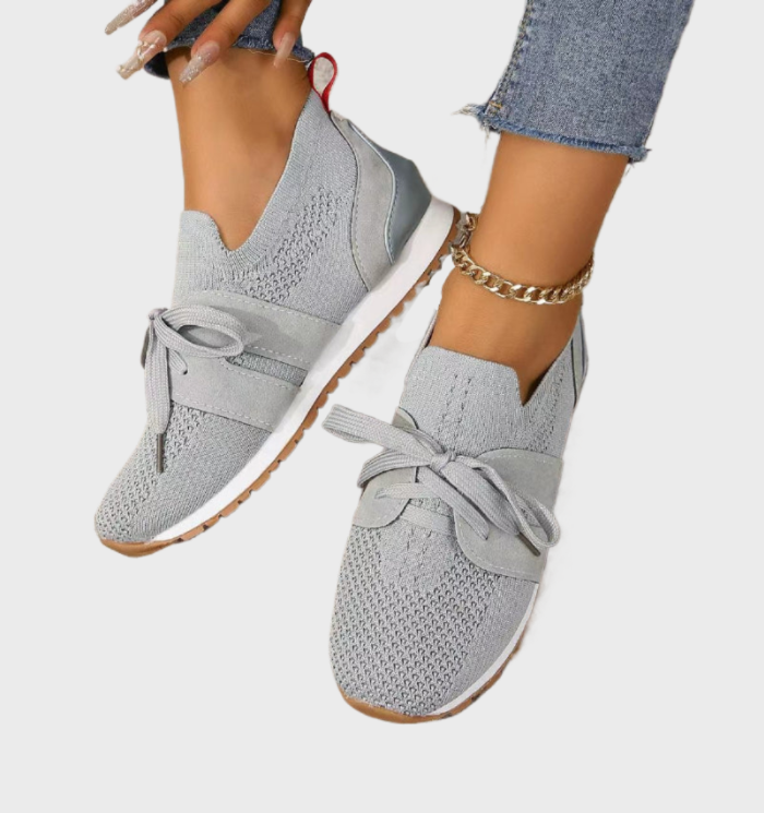 Variant image for Damskie Wygodne Oddychające Sneakersy z Siatki z Elastyczną Podeszwą-2