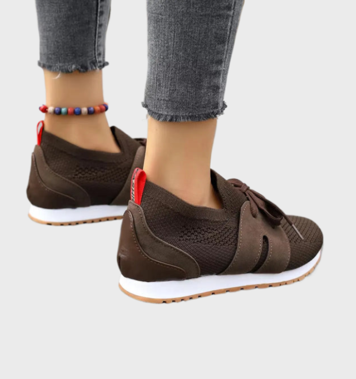 Damskie Wygodne Oddychające Sneakersy z Siatki z Elastyczną Podeszwą