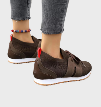 Damskie Wygodne Oddychające Sneakersy z Siatki z Elastyczną Podeszwą