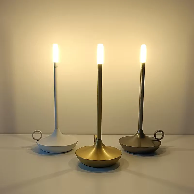 Lampa Stołowa Bezprzewodowa z Dotykowym Sterowaniem
