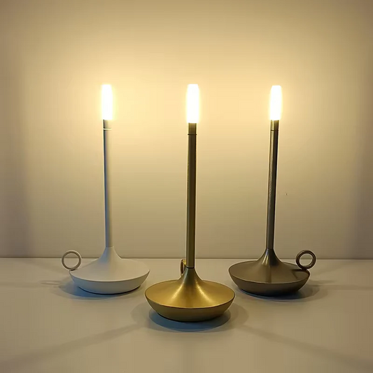 Lampa Stołowa Bezprzewodowa z Dotykowym Sterowaniem