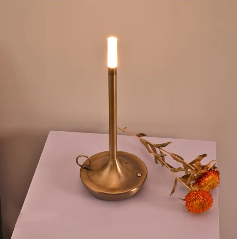 Lampa Stołowa Bezprzewodowa z Dotykowym Sterowaniem