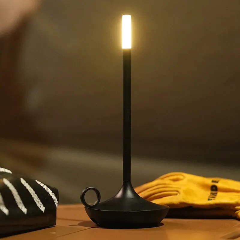 Lampa Stołowa Bezprzewodowa z Dotykowym Sterowaniem