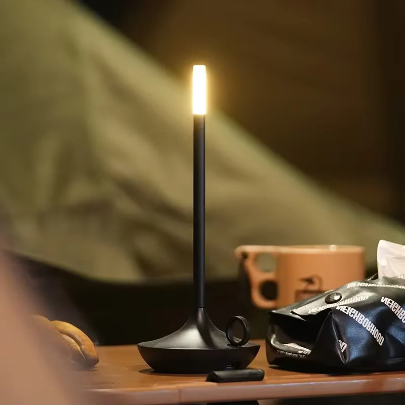 Lampa Stołowa Bezprzewodowa z Dotykowym Sterowaniem