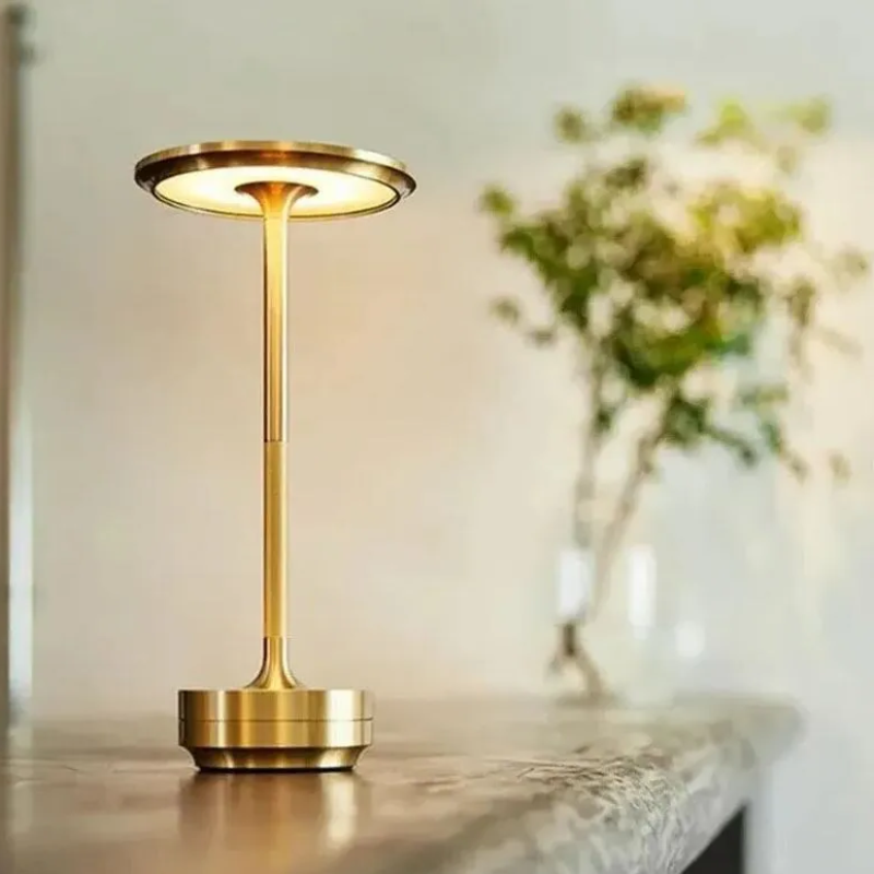 Lampa Stołowa Bezprzewodowa z Dotykowym Sterowaniem