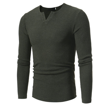 Variant image for Męski Elegancki Materiałowy Sweter z Długim Rękawem z Wysokiej Jakości Tkaniny-21