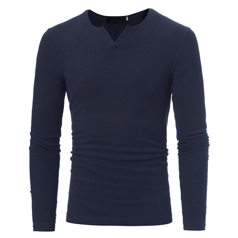 Variant image for Męski Elegancki Materiałowy Sweter z Długim Rękawem z Wysokiej Jakości Tkaniny-1