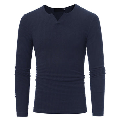 Variant image for Męski Elegancki Materiałowy Sweter z Długim Rękawem z Wysokiej Jakości Tkaniny-1