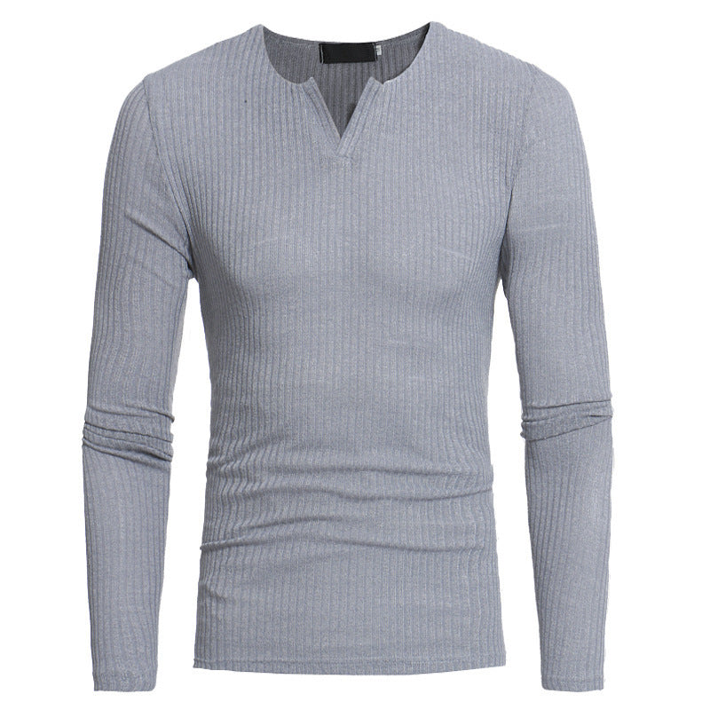 Variant image for Męski Elegancki Materiałowy Sweter z Długim Rękawem z Wysokiej Jakości Tkaniny-11