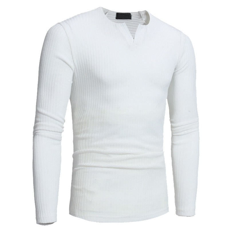 Variant image for Męski Elegancki Materiałowy Sweter z Długim Rękawem z Wysokiej Jakości Tkaniny-6