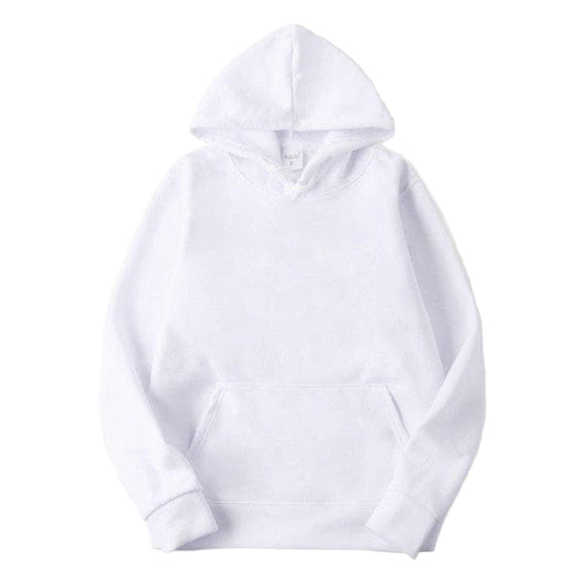 Męska Bluza w Jednolitym Kolorze