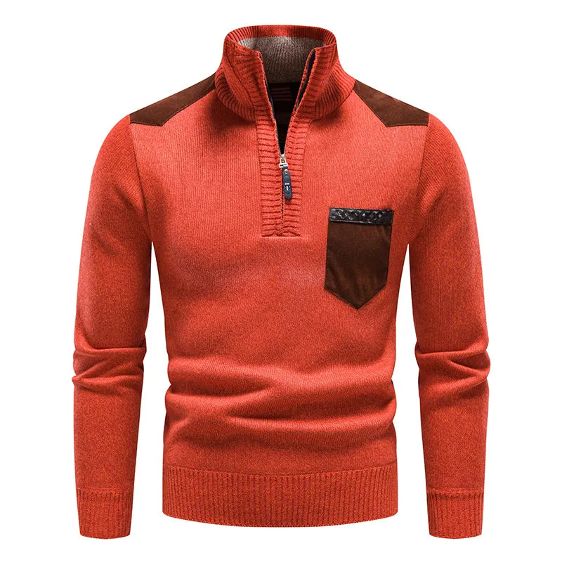 Męski Golf z Ćwierćzamkiem