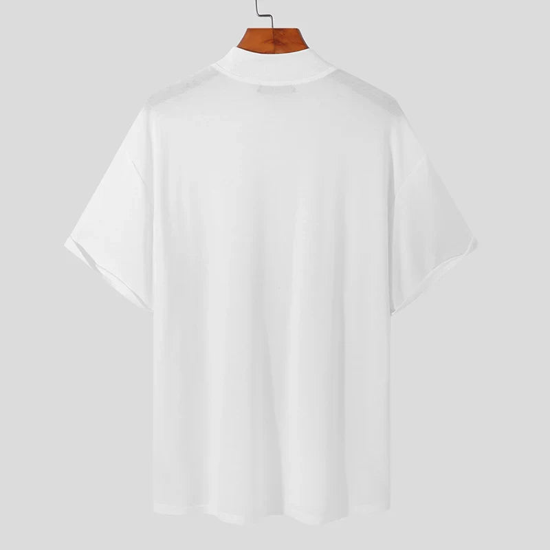 Męski T-shirt z Półkrótkim Rękawem