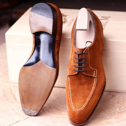 Męskie Klasyczne Buty Oxford z Antypoślizgową Podeszwą 2