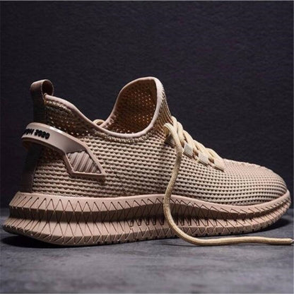 Męskie Buty Sportowe z Cholewką z Siatki