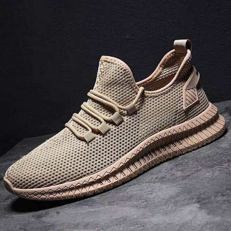 Męskie Buty Sportowe z Cholewką z Siatki