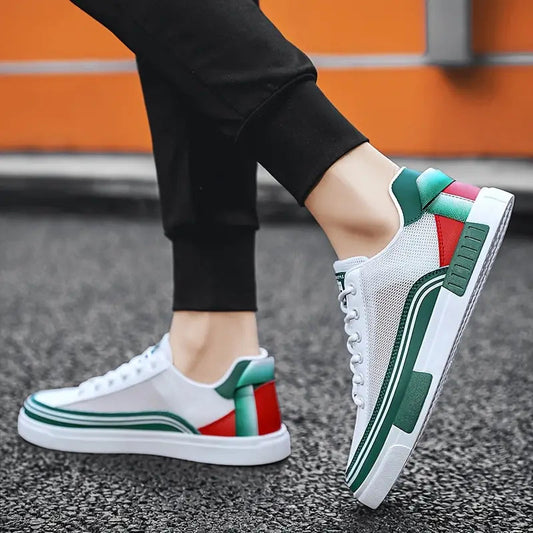 Męskie Sportowe Sneakersy z Bocznym Paskiem na Co Dzień