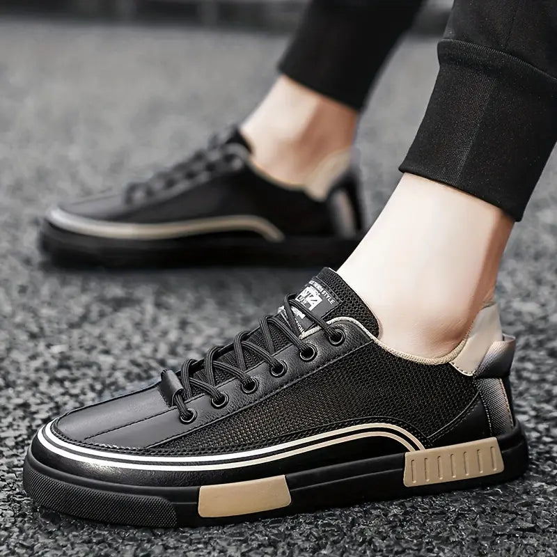 Męskie Sportowe Sneakersy z Bocznym Paskiem na Co Dzień