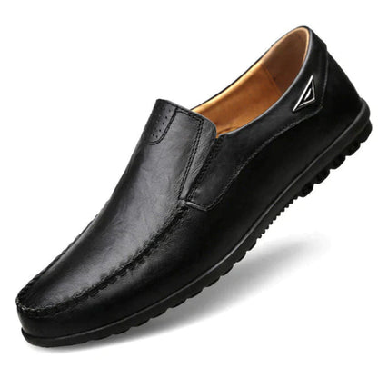 Variant image for Męskie Ergonomiczne Skórzane Loafery z Wkładkami Amortyzującymi-10