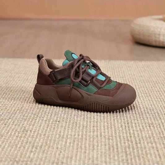 Damskie Eleganckie Elastyczne Sneakersy na Platformie z Grubą Podeszwą
