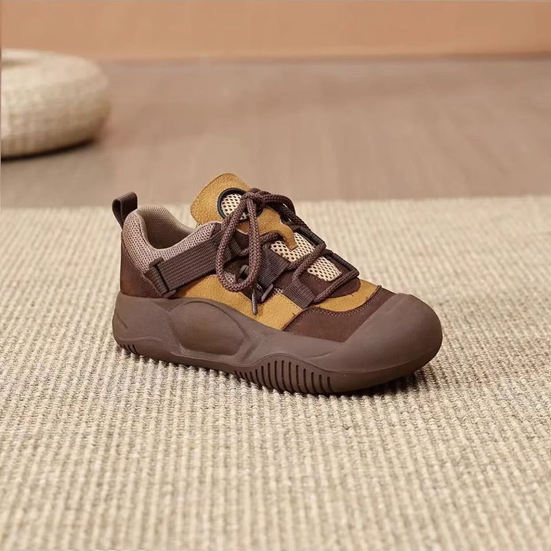 Variant image for Damskie Eleganckie Elastyczne Sneakersy na Platformie z Grubą Podeszwą-9