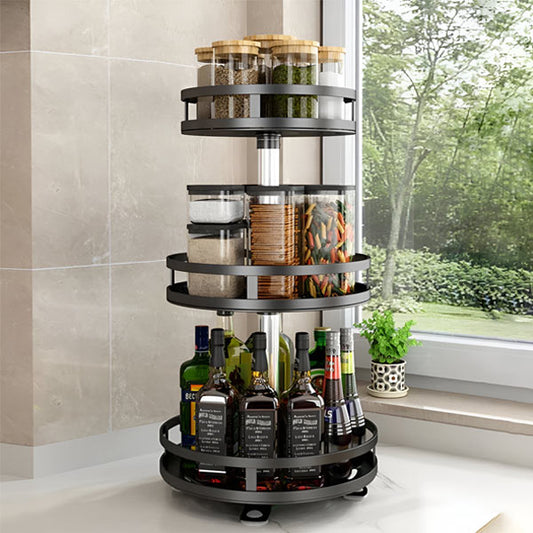 Organizer Metalowy na 3 Poziomach z Obrotowym 360°