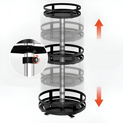 Organizer Metalowy na 3 Poziomach z Obrotowym 360°