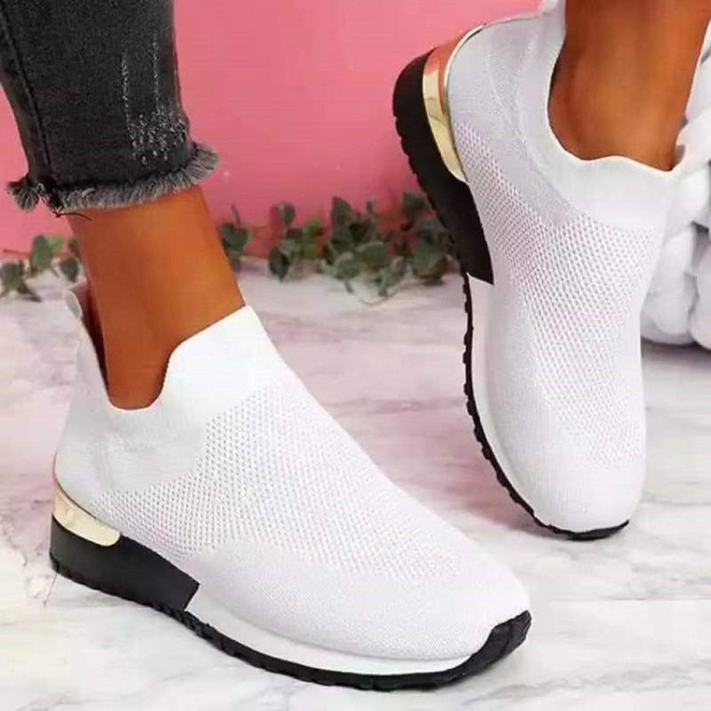 Variant image for Męskie Wygodne Tekstylne Sneakersy z Amortyzowanymi Wkładkami i Złotymi Detailami-28