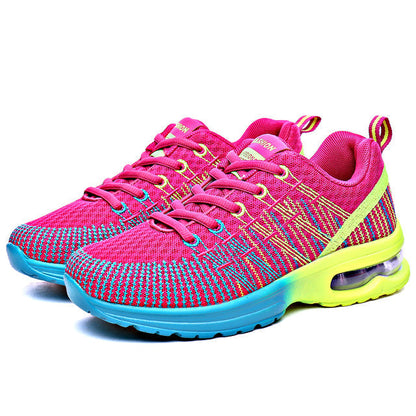 Variant image for Kobiece Wygodne Siatkowe Sneakersy z Elastyczną Podeszwą-1