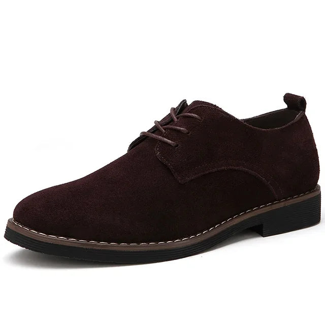 Casual Buty Oxford z Zamszu z Sznurowaniem Męski | Idealne na codzienne dni