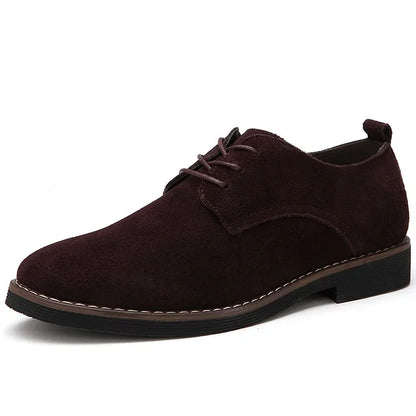 Casual Buty Oxford z Zamszu z Sznurowaniem Męski | Idealne na codzienne dni