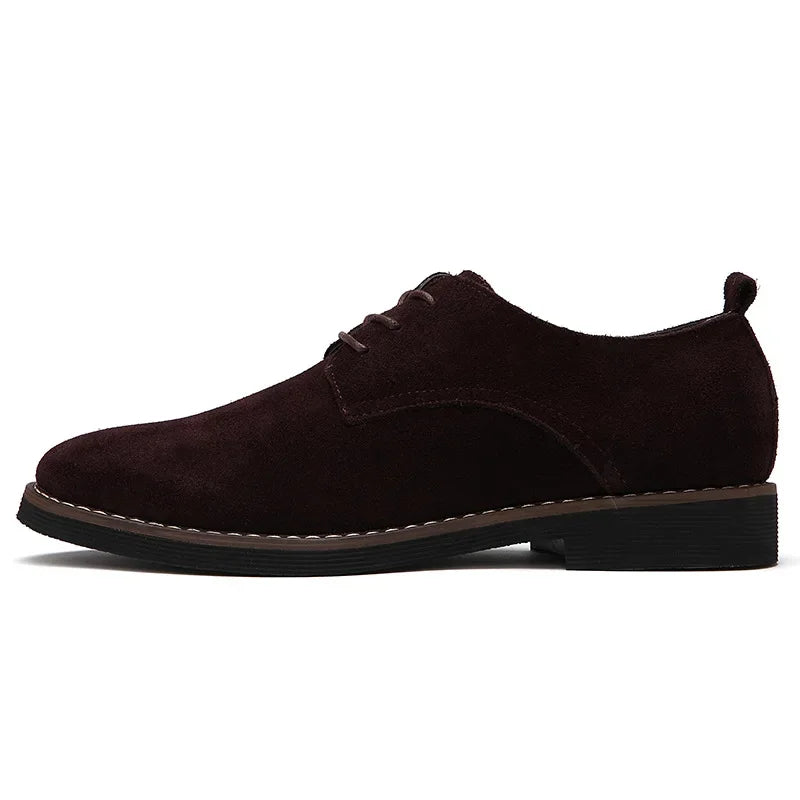 Casual Buty Oxford z Zamszu z Sznurowaniem Męski | Idealne na codzienne dni