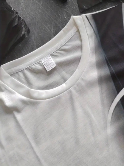 Męski Stylowy Bawełniany T-Shirt z Retro Wzorem