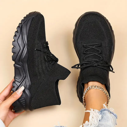 Variant image for Damskie Sportowe Oddychające Sneakersy z Amortyzującą Wkładką-21