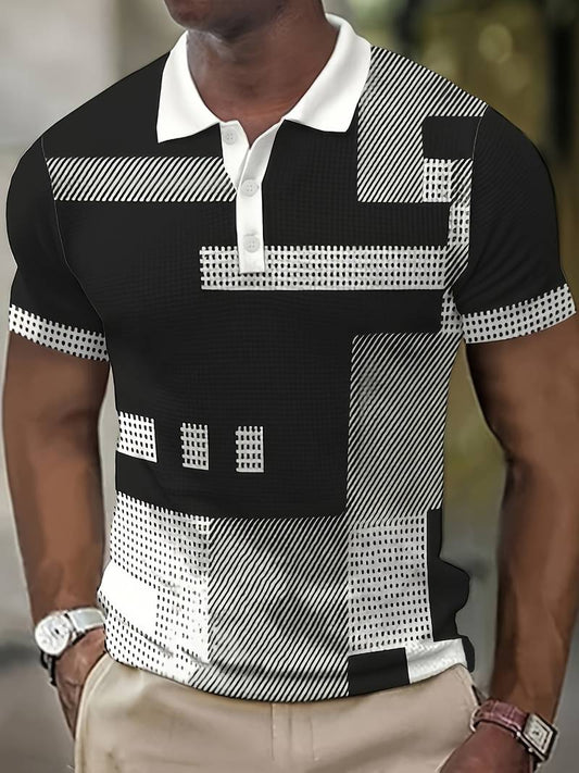 Męski Stylowy Sweter Akrylowy z Warkoczem w Retro Wzór