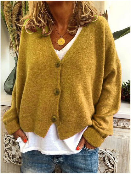 Variant image for Damski Wygodny Dzianinowy Sweter z Luźnym Krojem na Co Dzień-37